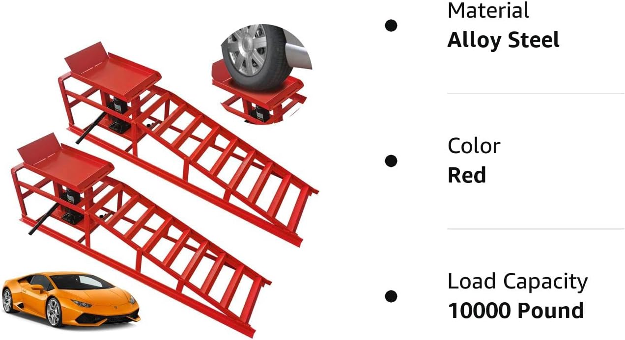Heavy Duty Hydraulic Car Ramps