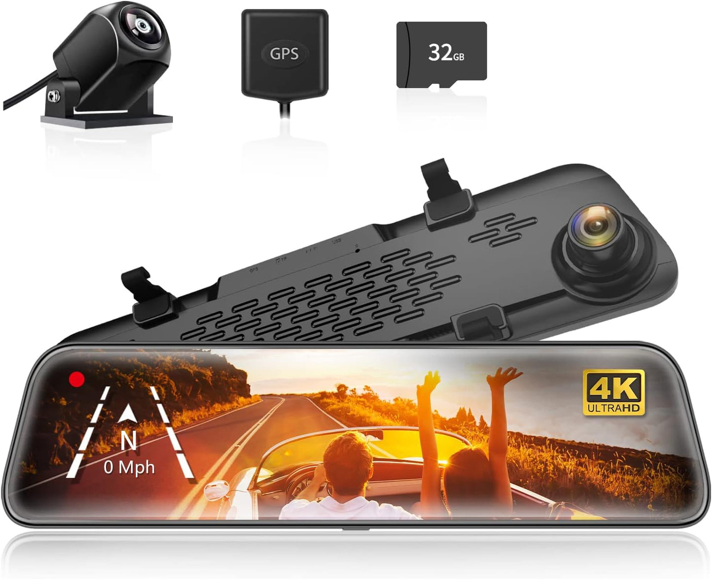 4K Smart Rearview Mirror