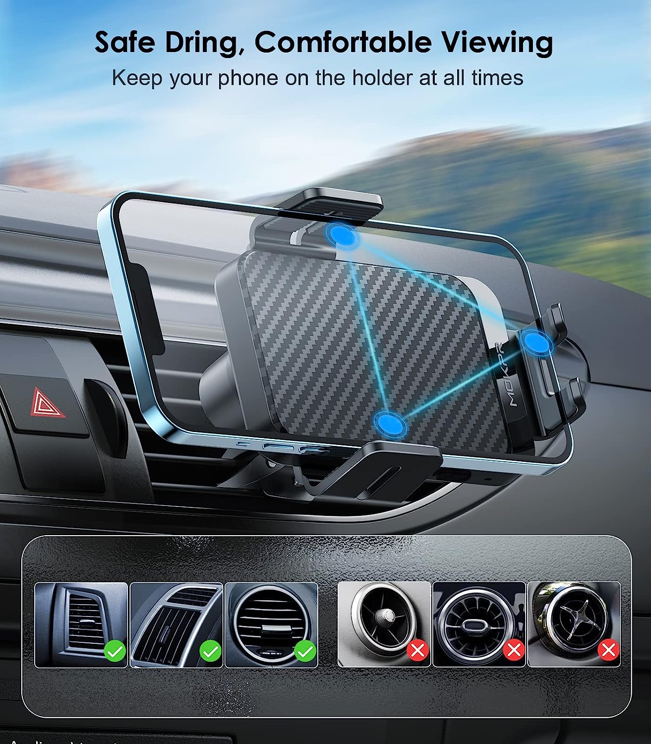 Auto-Clamping Charging Mount
