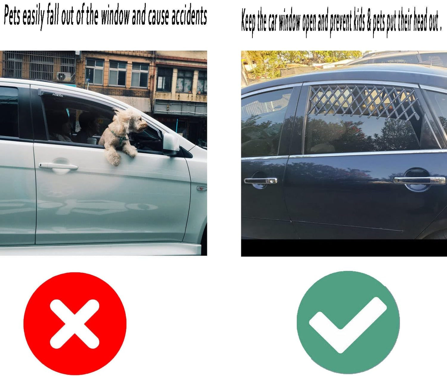 Car Window Pet Gate