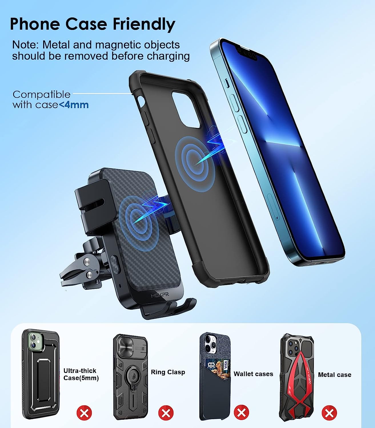 Auto-Clamping Charging Mount