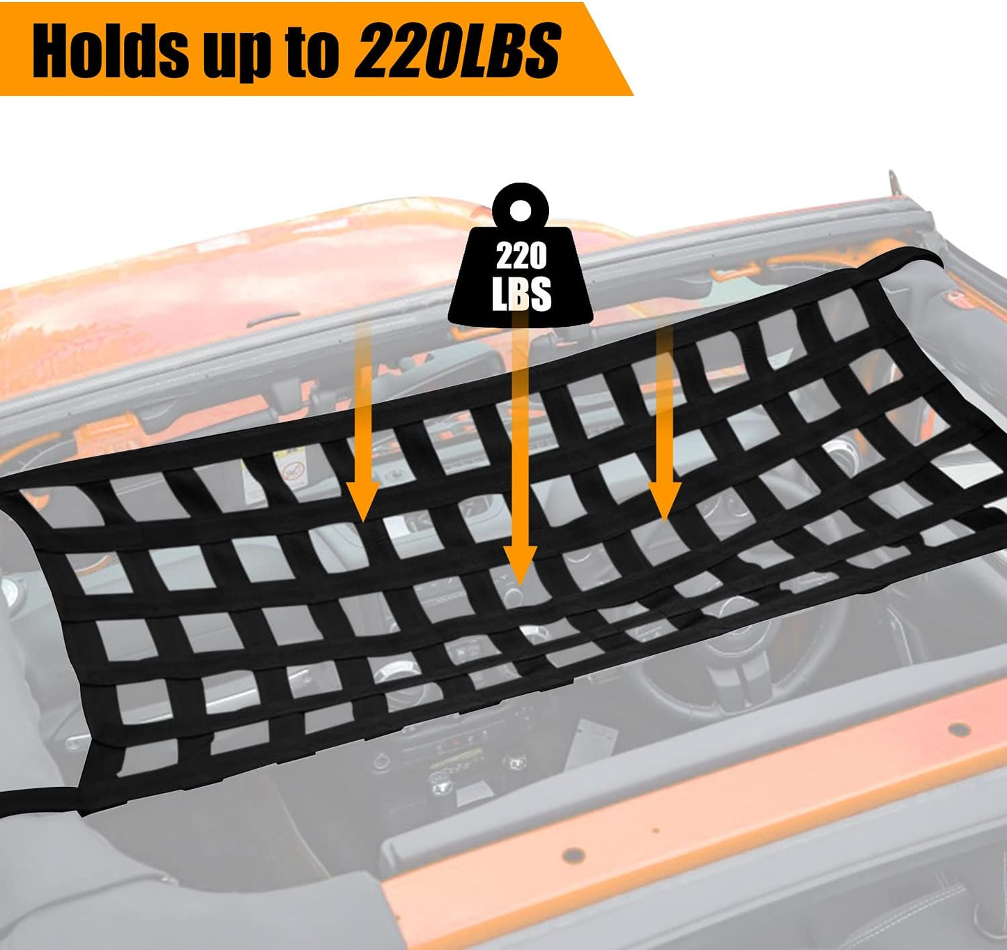Car Roof Net Hammock