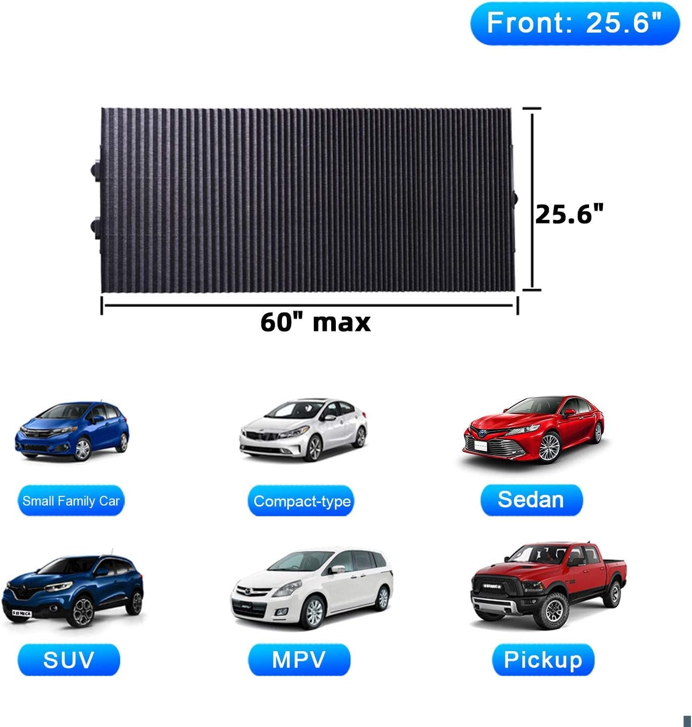 Retractable Windshield Sun Shade