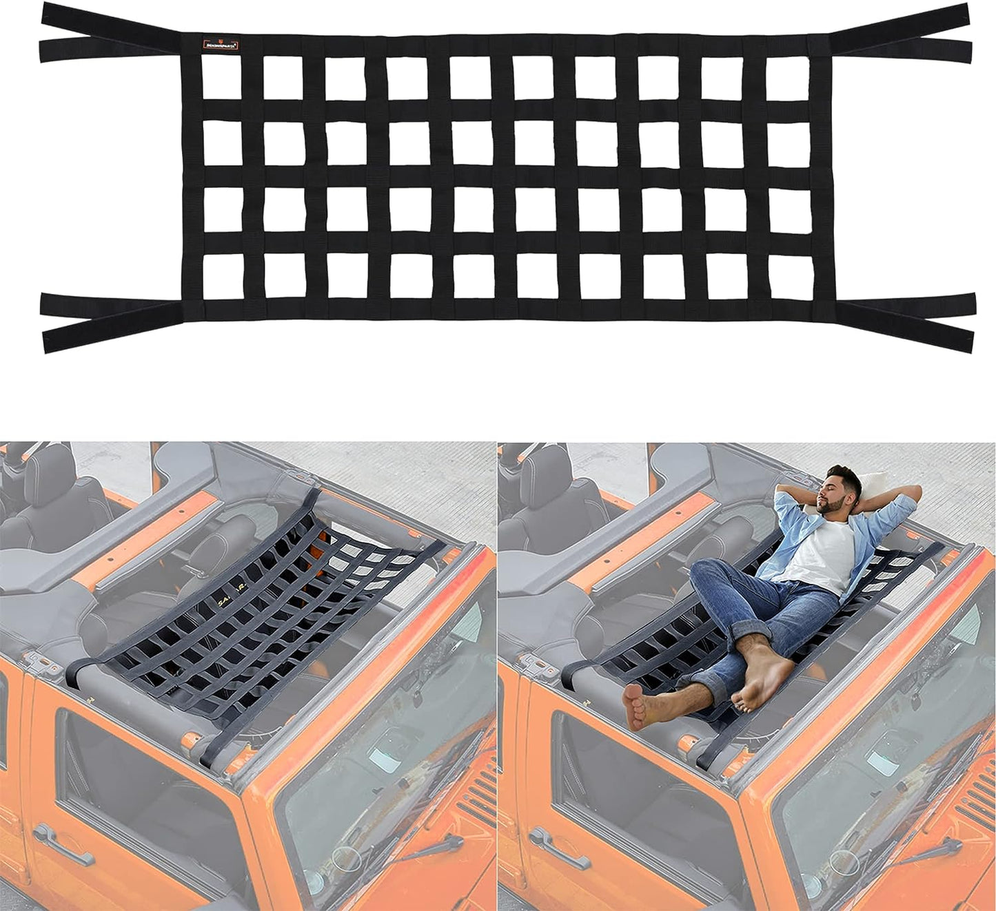 Car Roof Net Hammock