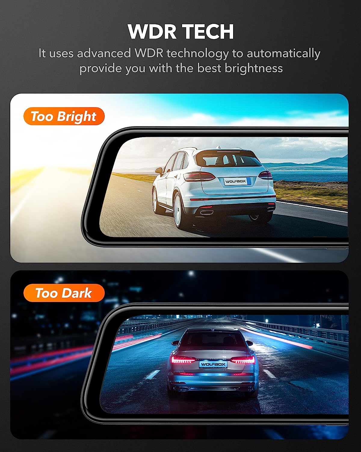 4K Smart Rearview Mirror