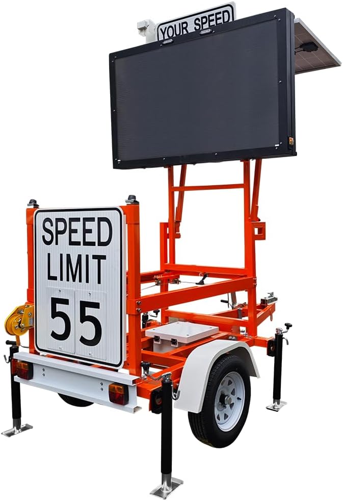 Message & Radar Speed Limit Trailer