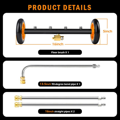 Undercarriage Pressure Washer Attachment