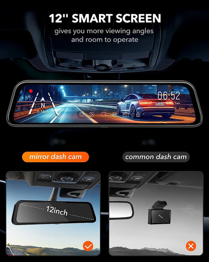 4K Smart Rearview Mirror