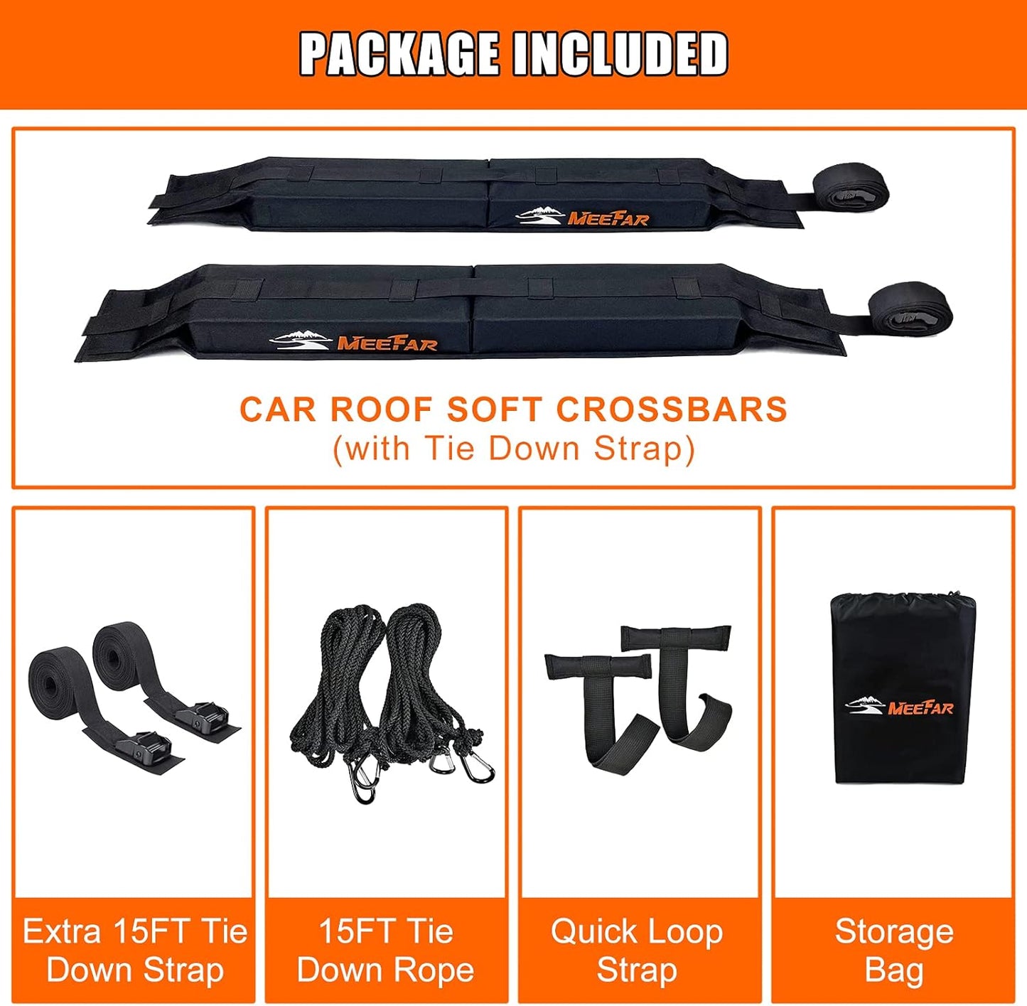 Universal Car Soft Roof Rack