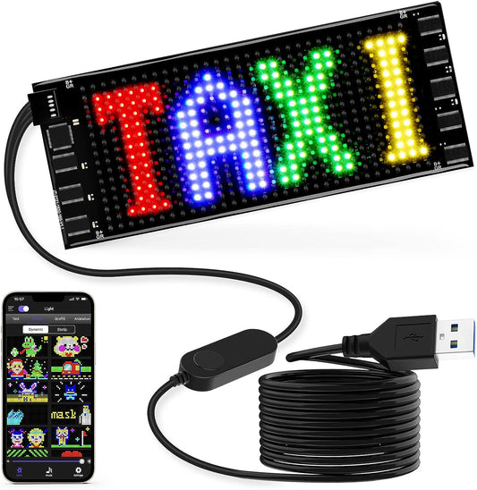 Programmable LED Car Sign