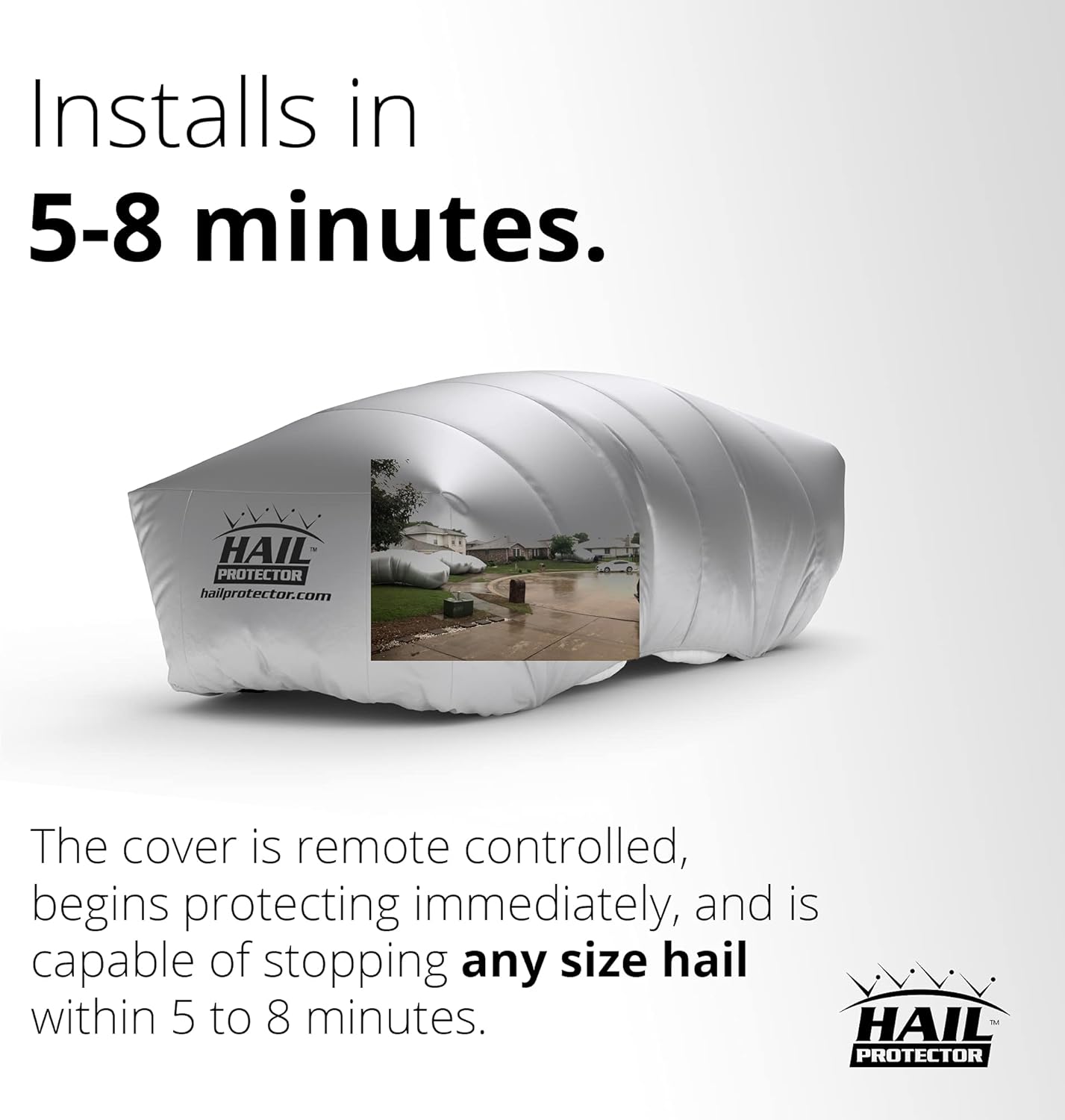 Portable Hail Protector Car Cover