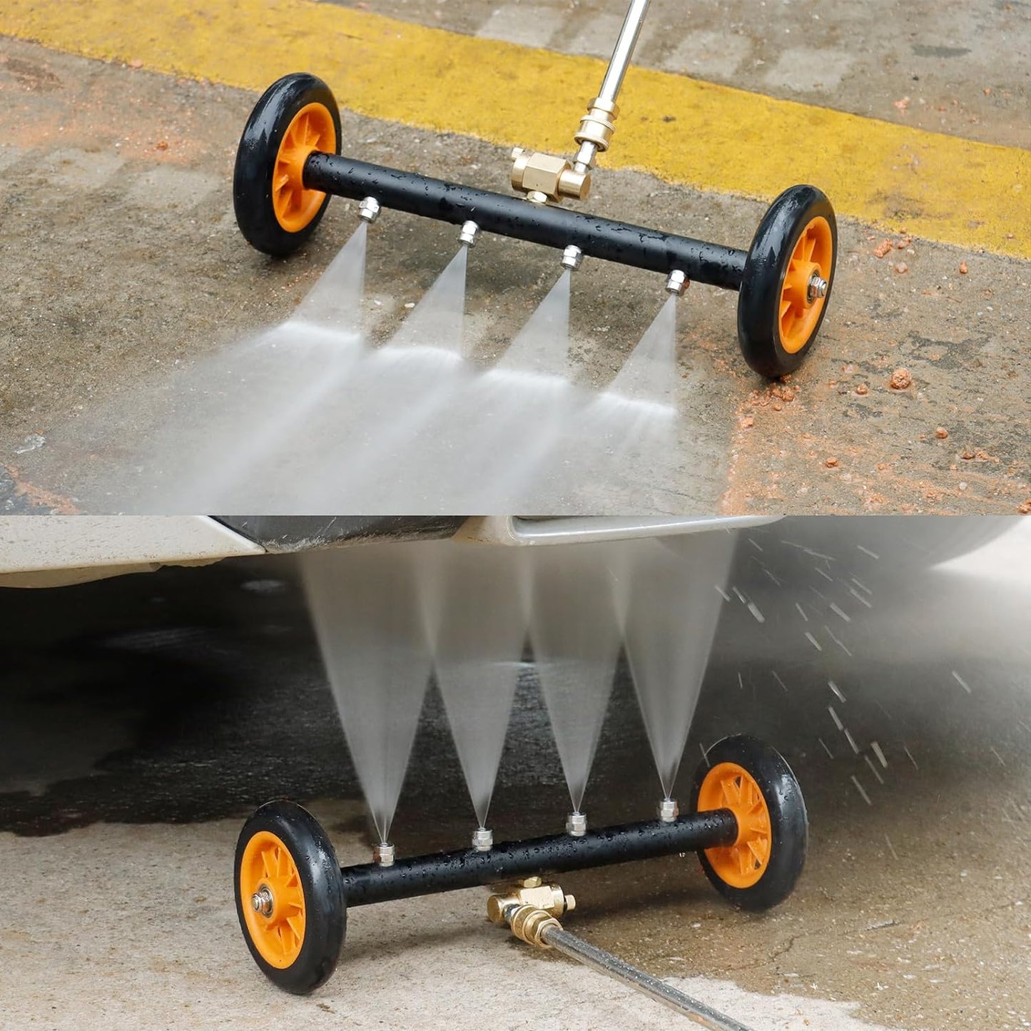 Undercarriage Pressure Washer Attachment