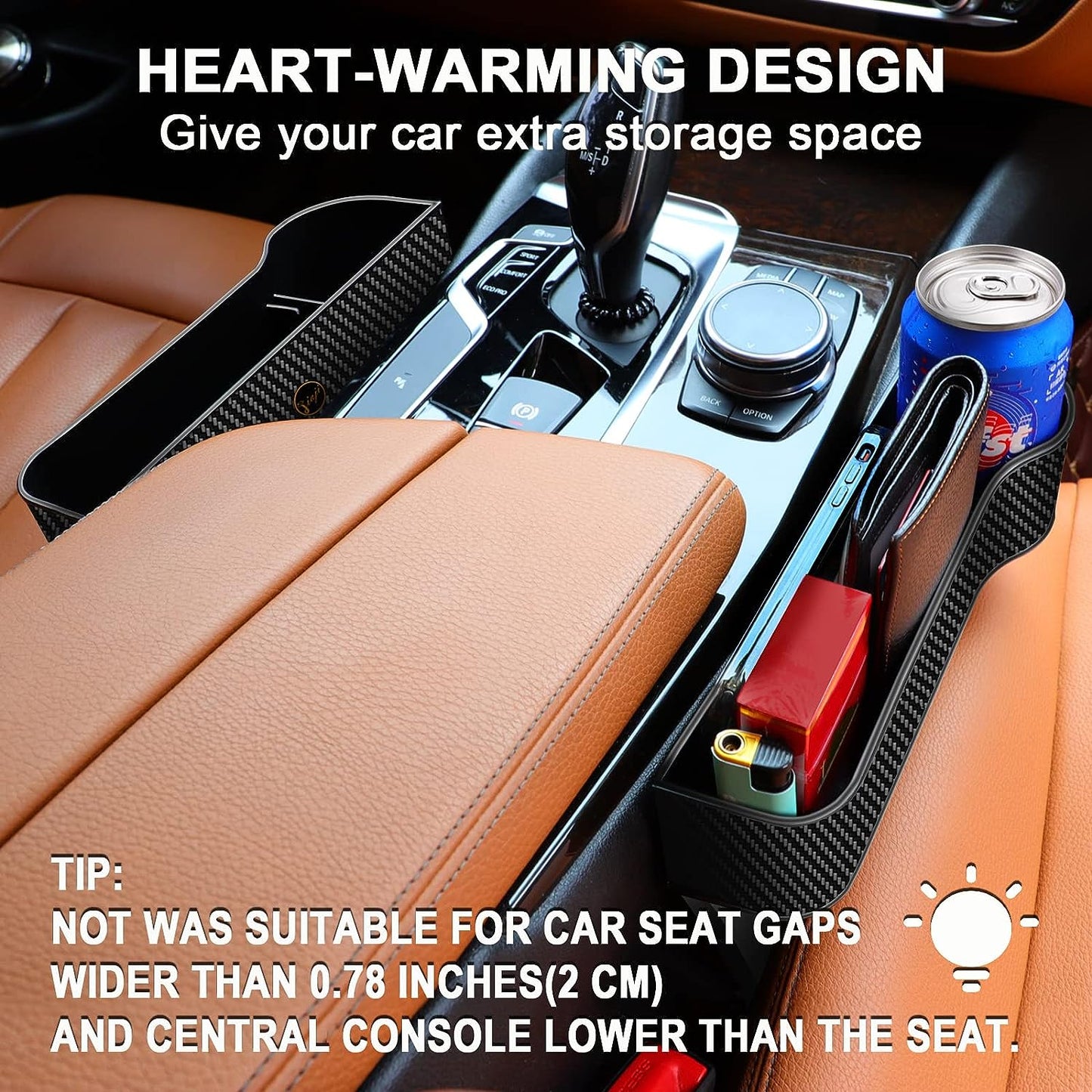 Carbon Fiber Car Seat Gap Filler