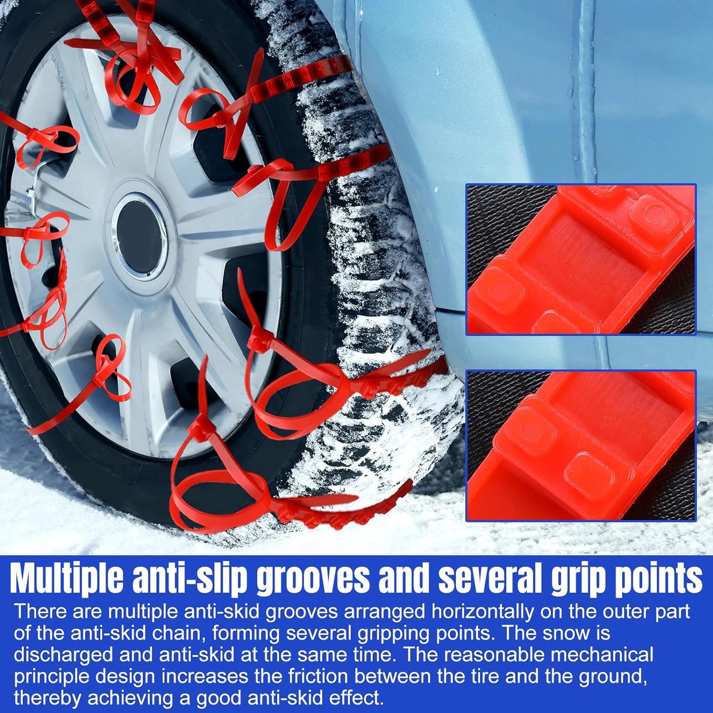Car Tire Snow Chain Zip Ties