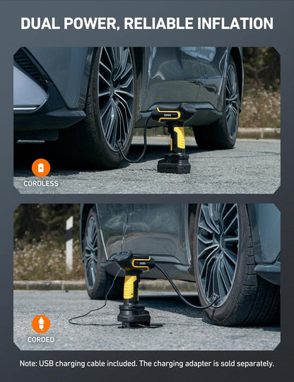 Cordless Portable Tire Inflator