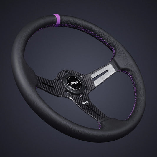 Carbon Fiber Leather Race Wheel